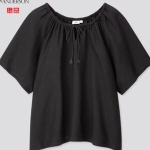 JW Anderson Uniqlo Linen Blend Tie Top